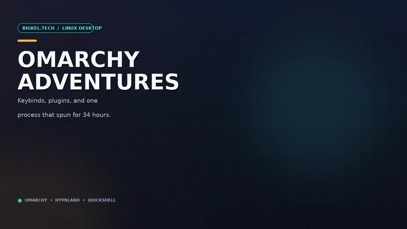 Omarchy Adventures: Keybinds, Plugins, and the Process That Wouldn't Stop